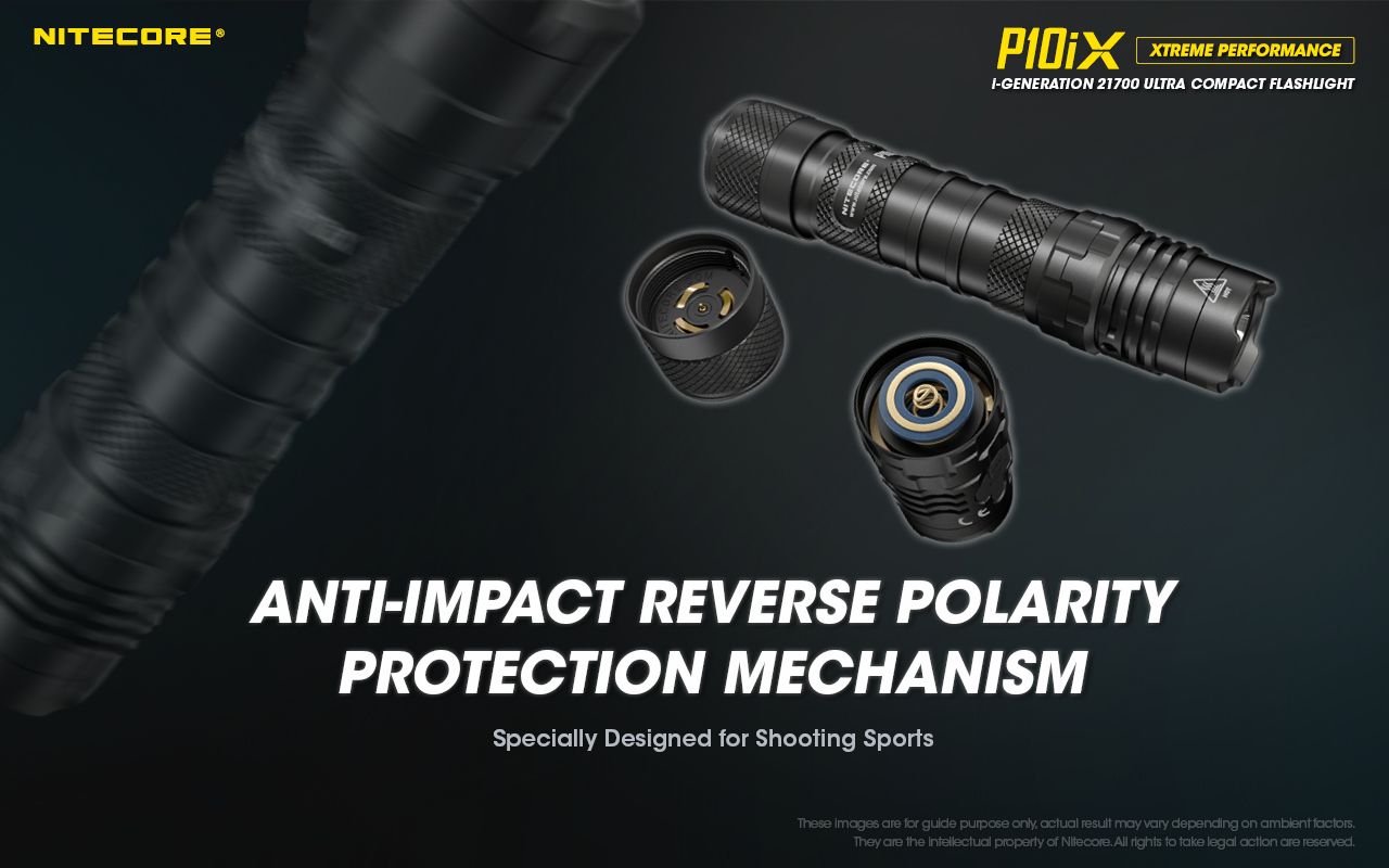 Nitecore P10iX 4000 lúmenes, linterna táctica potente, 4 x LED XP-L2 V6, haz de 158 m, larga autonomía y durabilidad