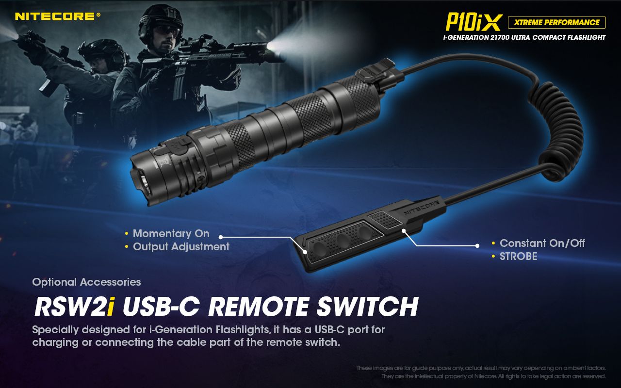 Nitecore P10iX 4000 lúmenes, linterna táctica potente, 4 x LED XP-L2 V6, haz de 158 m, larga autonomía y durabilidad