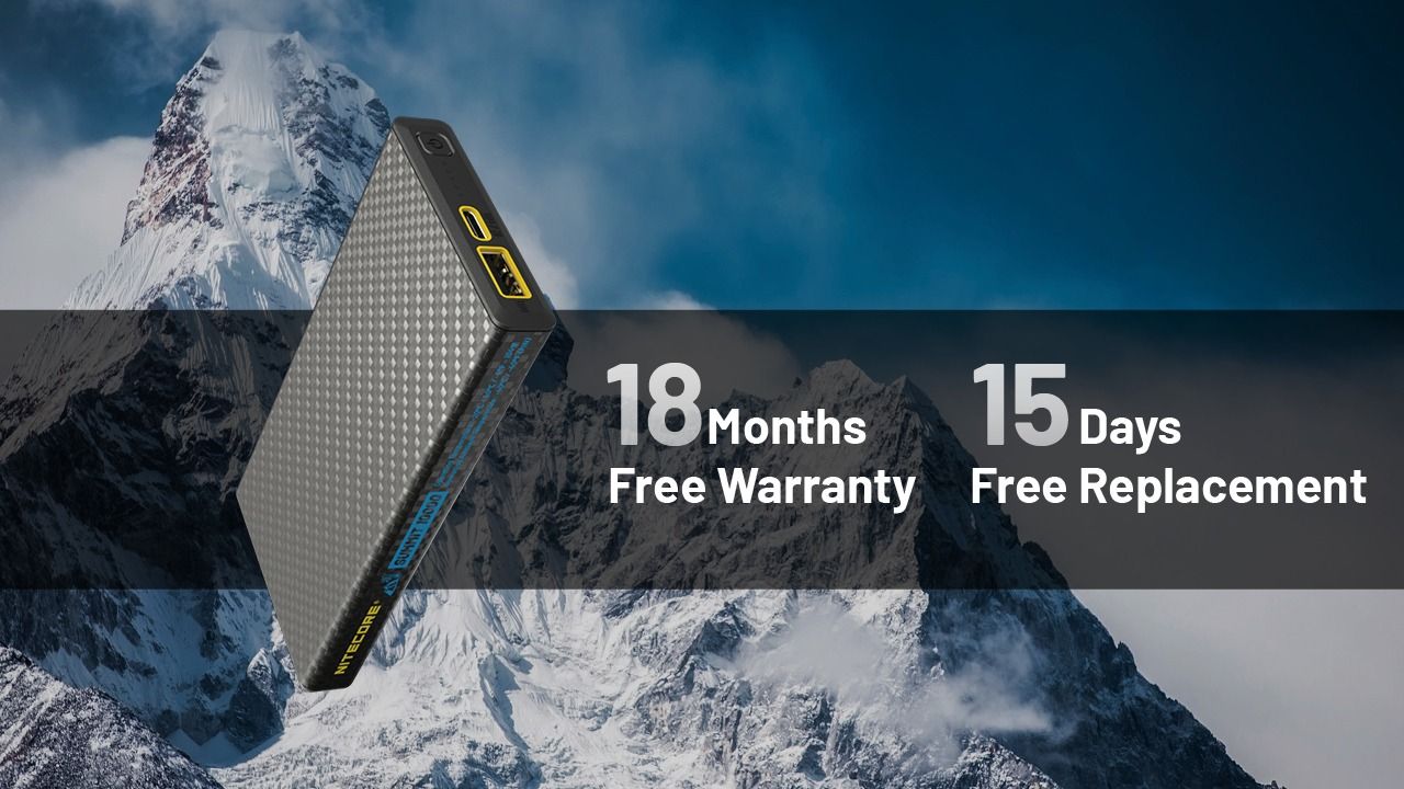 Nitecore Summit 10000 Power Bank -40°C, Batería Externa Carga Rápida, Ligera y Compacta para Senderismo/Camping