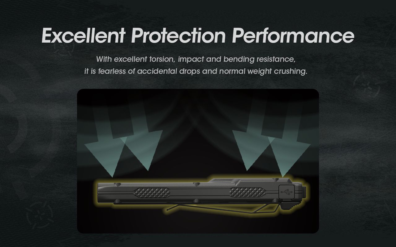 Linterna recargable NITECORE EDC27 ligera de 3000 lúmenes para aventuras al aire libre y preparación para emergencias