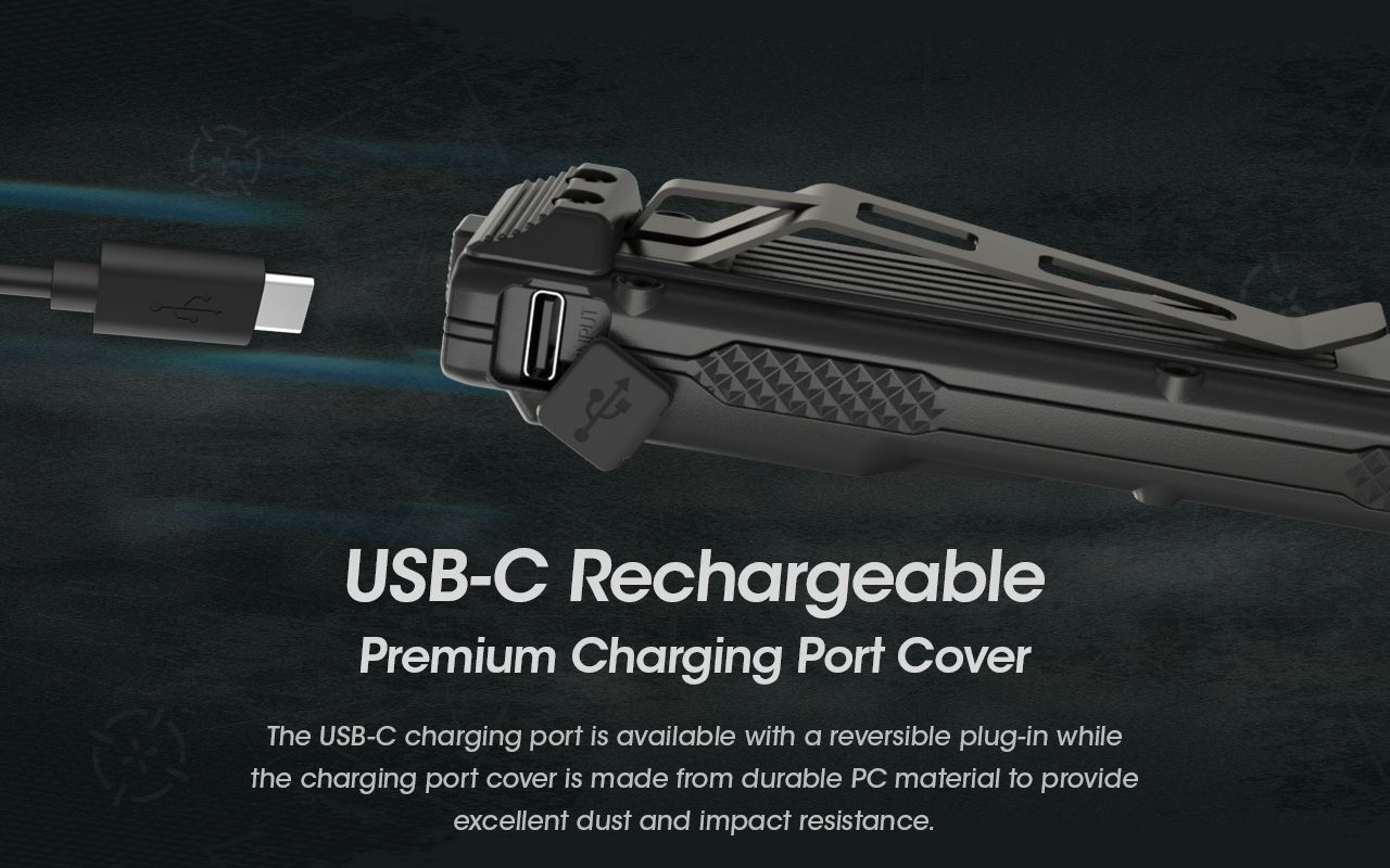 Linterna recargable NITECORE EDC27 ligera de 3000 lúmenes para aventuras al aire libre y preparación para emergencias