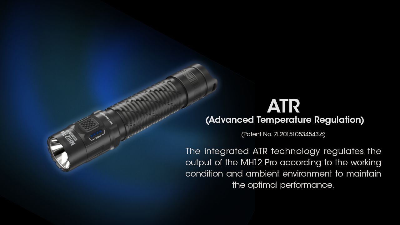 Linterna recargable Nitecore MH12 Pro 3300 lúmenes USB-C alta luminosidad para aventuras al aire libre