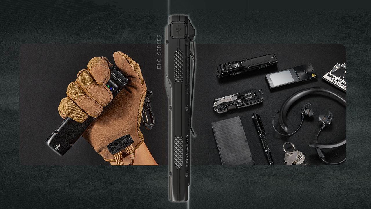 Linterna Nitecore EDC25 Compacta de 3000 lúmenes con USB-C, linterna EDC versátil de alto lumen para exteriores.