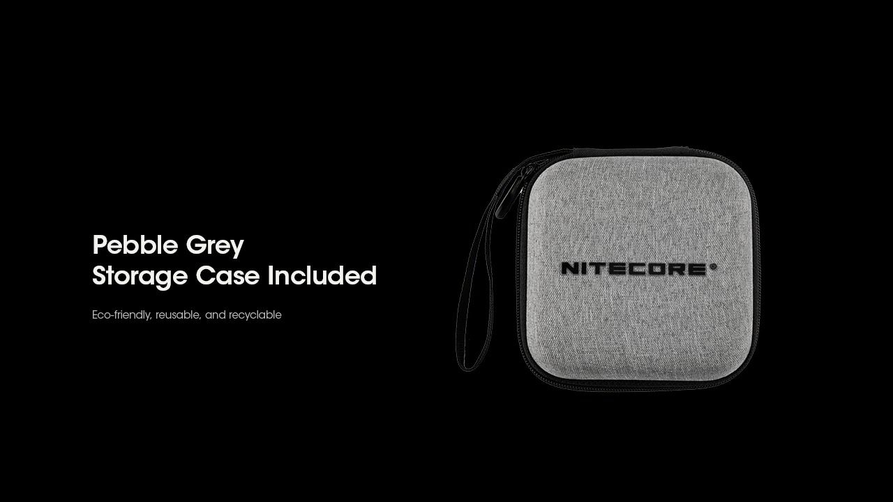 Nitecore HC60 UHE Faro Recargable 1600 Lúmenes Impermeable para Camping y Senderismo Larga Duración Batería