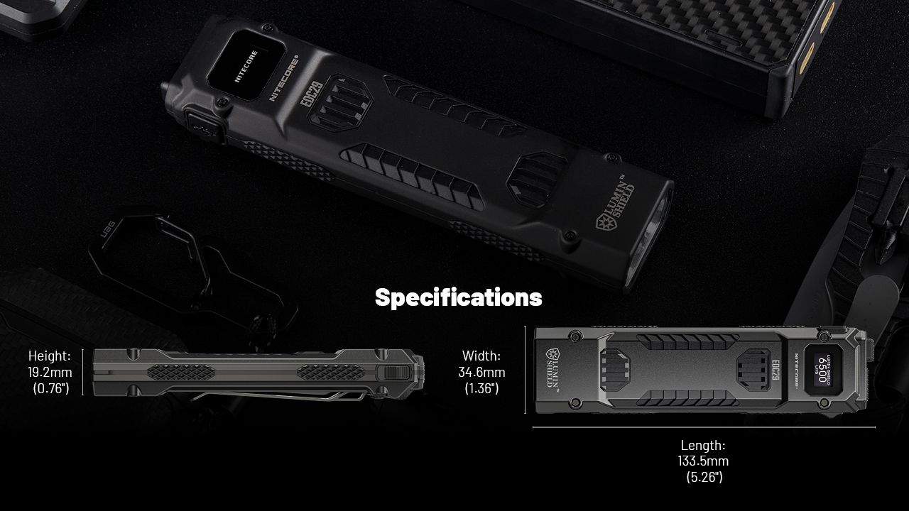 Linterna recargable USB-C NITECORE EDC29 6500 lúmenes LEDs UHi 20 MAX alta luminosidad para aventuras y urbano