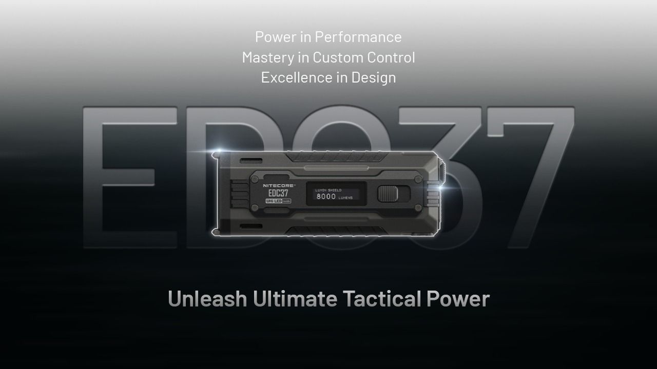 Linternas recargables NITECORE EDC37 8000LM USB-C