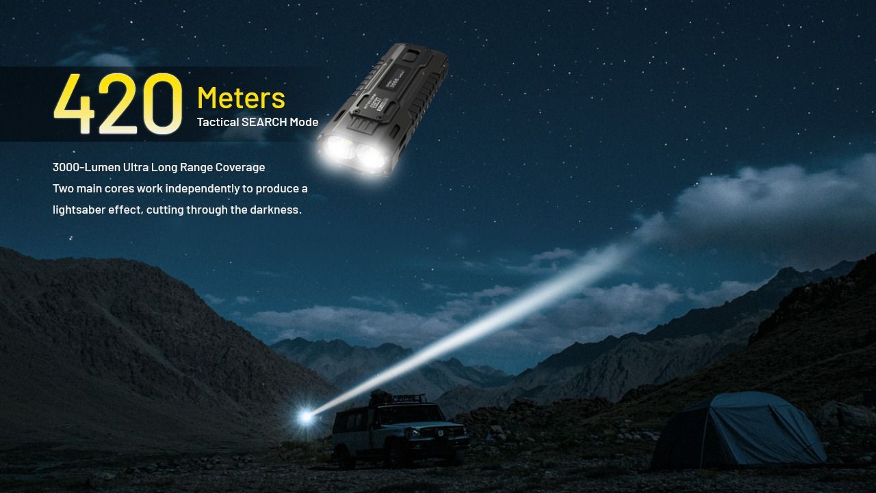 Linternas recargables NITECORE EDC37 8000LM USB-C