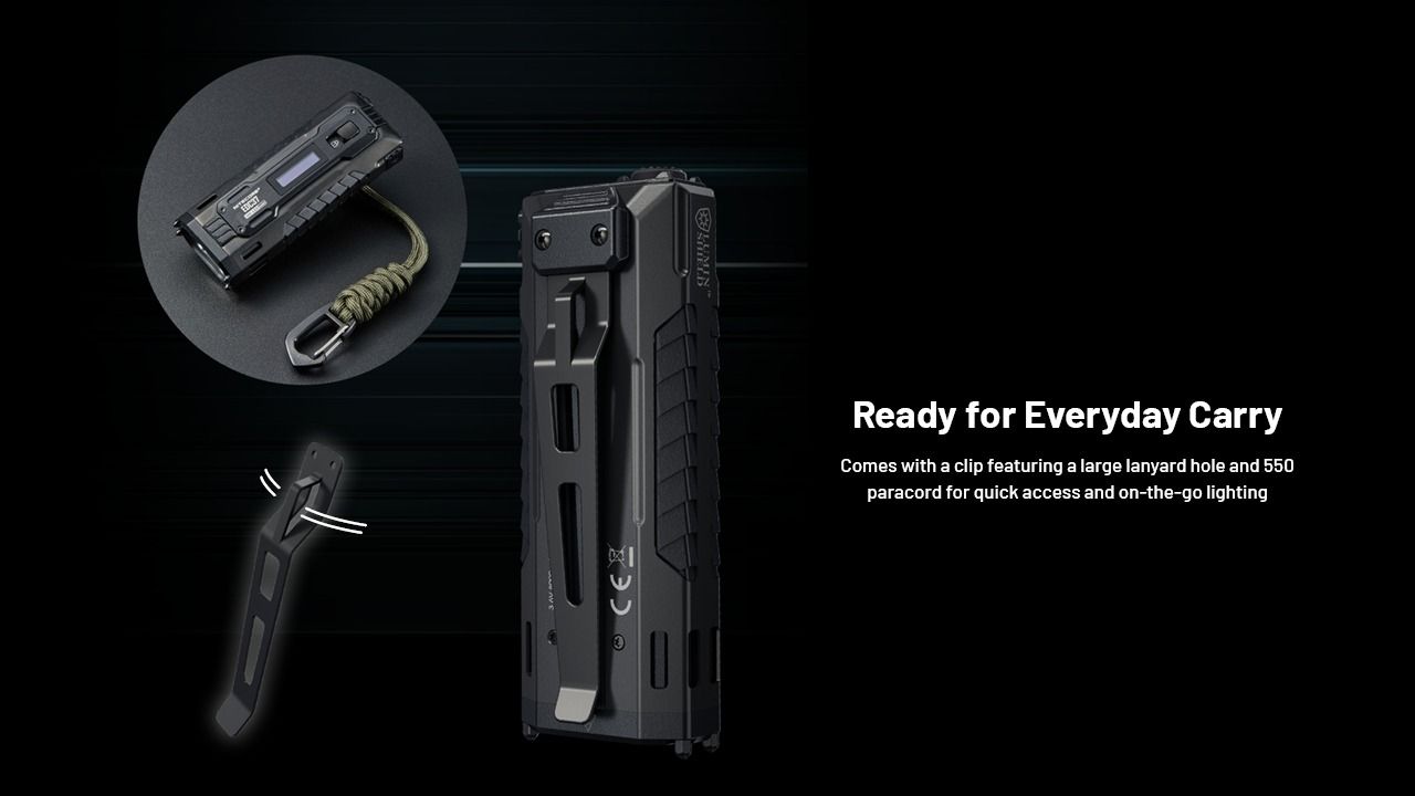 Linternas recargables NITECORE EDC37 8000LM USB-C