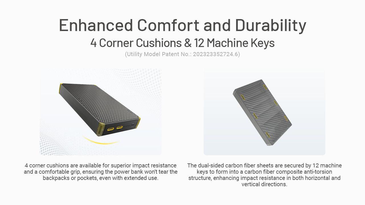 Banco de energía Nitecore NB20000 Gen3 20000mAh Dual Port USB-C alta capacidad carga rápida diseño compacto