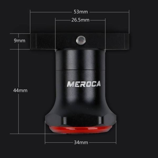 MEROCA MX2 Luz de freno trasera con sensor inteligente, carga USB, LED de alta potencia, seguridad para bicicletas de montaña y carretera