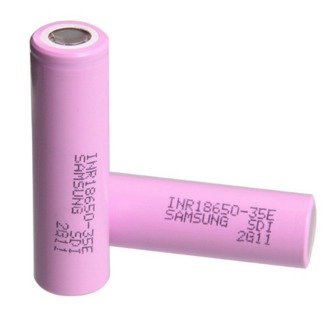 INR18650-35E Batería de Litio 18650 Recargable 3500mAh 20A | Pack 2 Alto Rendimiento