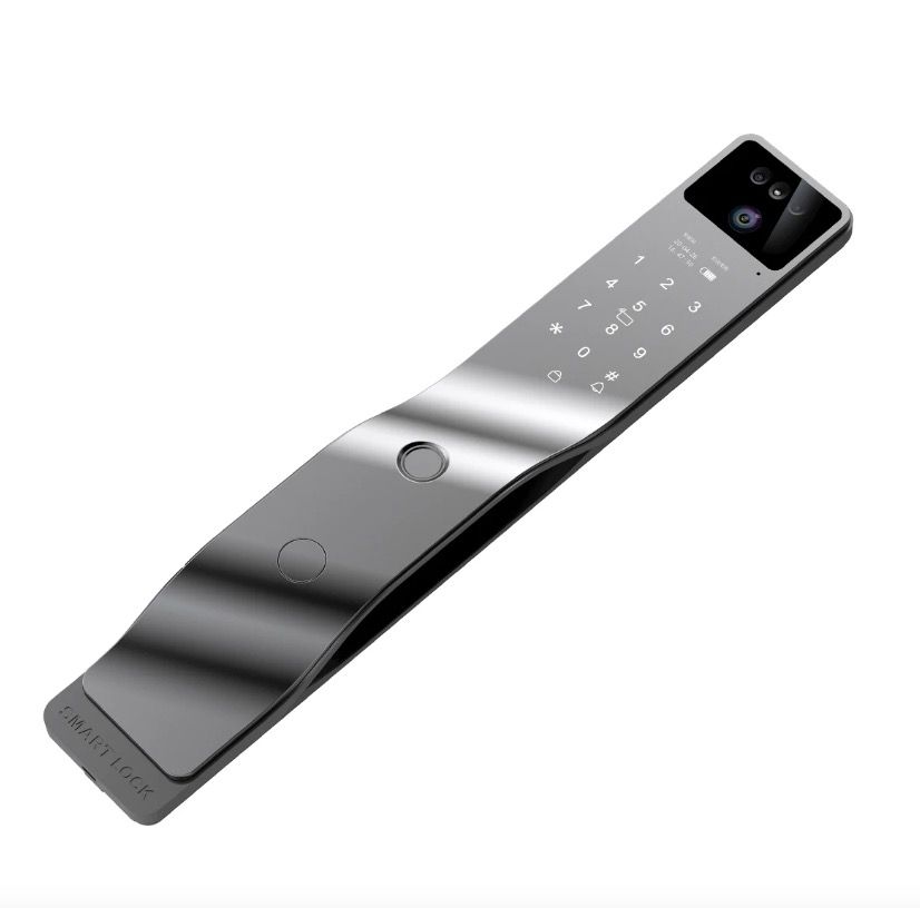 Cerradura Inteligente Tuya Wifi 3D Reconocimiento Facial Cámara de Seguridad Desbloqueo Biométrico Avanzado