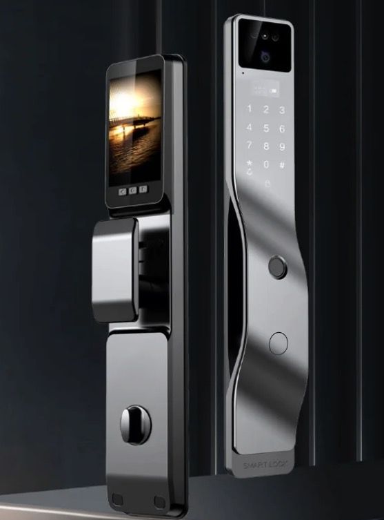 Cerradura Inteligente Tuya Wifi 3D Reconocimiento Facial Cámara de Seguridad Desbloqueo Biométrico Avanzado