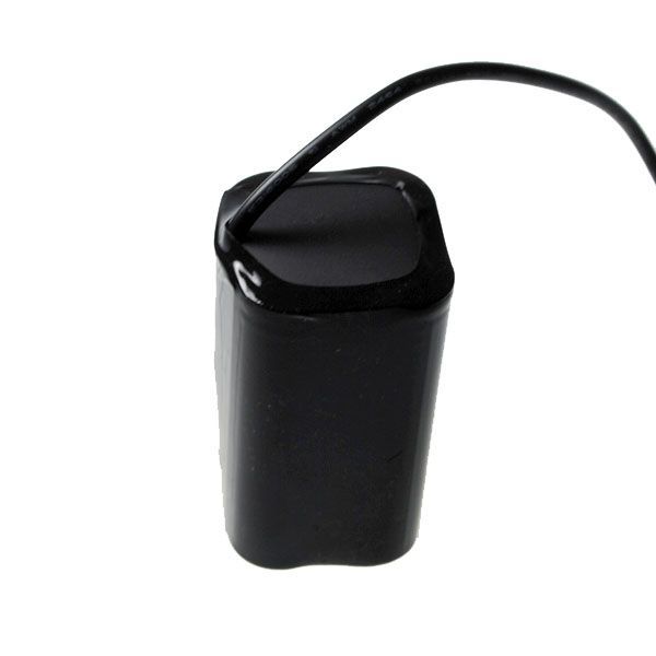 Paquete duradero con batería 8.4V interfaz DC 5521 4 celdas premium 18650 para luces de bicicleta y ciclismo