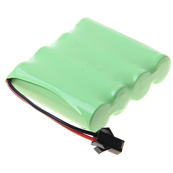 Batería recargable 4.8V AA 1800mAh Ni-MH con conector SM, de alta capacidad y ecológica, para juguetes y cámaras.