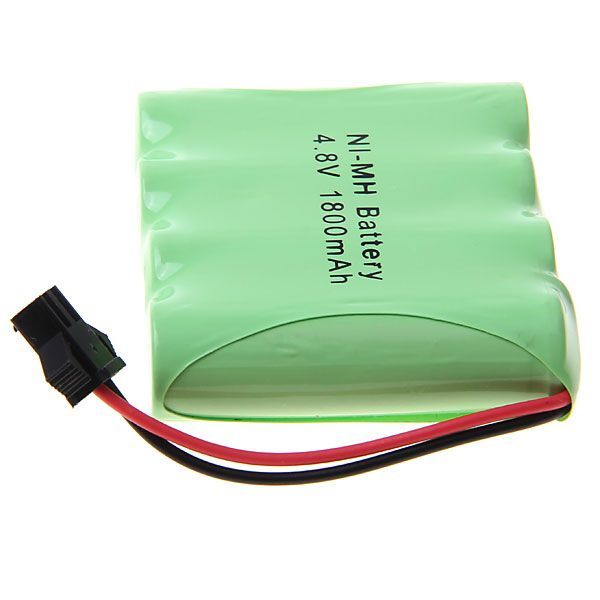 Batería recargable 4.8V AA 1800mAh Ni-MH con conector SM, de alta capacidad y ecológica, para juguetes y cámaras.