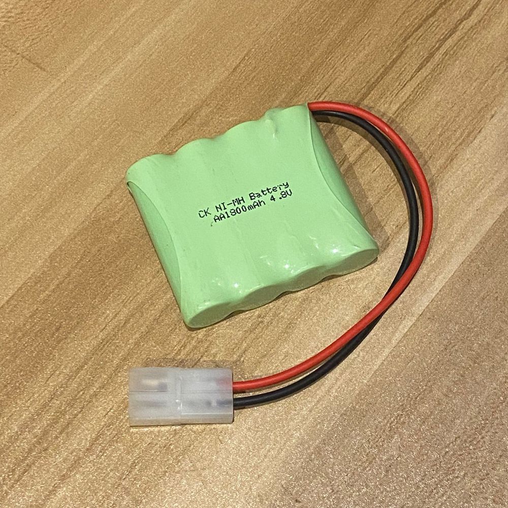 Batería recargable Ni-MH AA 4.8V 1800mAh, ecológica, de larga duración, para juguetes y dispositivos de control remoto