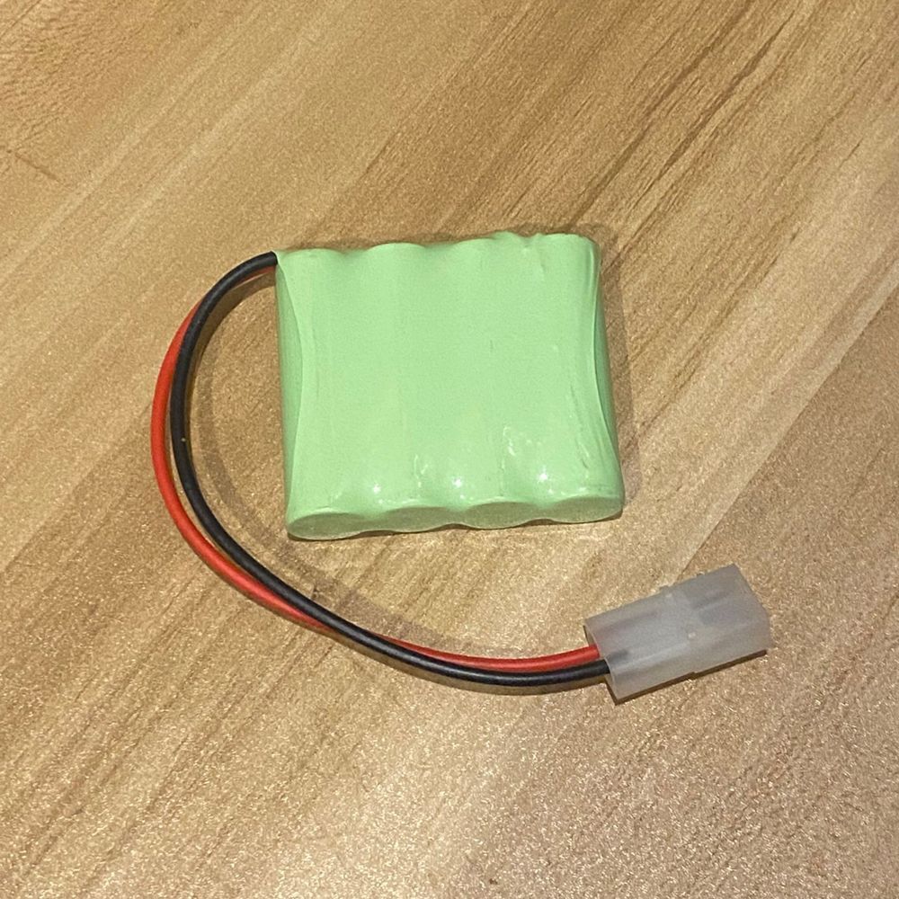 Batería recargable Ni-MH AA 4.8V 1800mAh, ecológica, de larga duración, para juguetes y dispositivos de control remoto