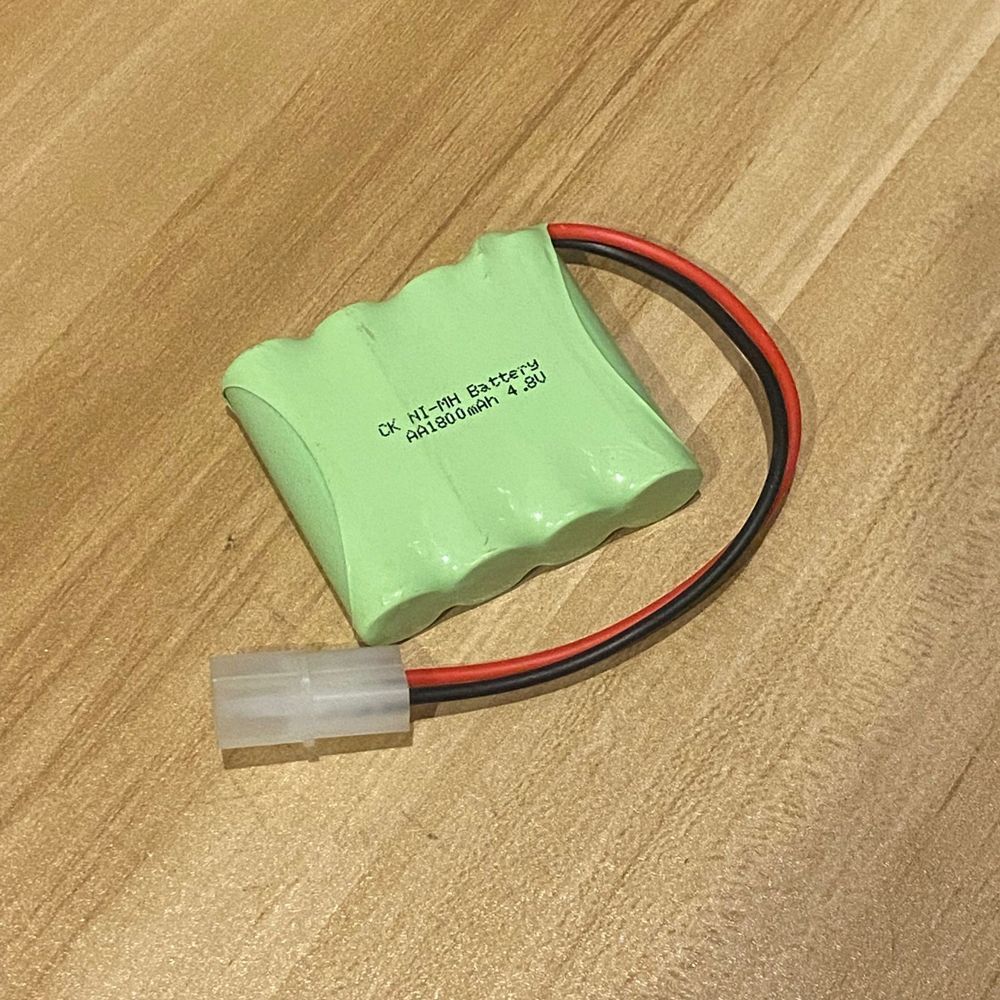 Batería recargable Ni-MH AA 4.8V 1800mAh, ecológica, de larga duración, para juguetes y dispositivos de control remoto