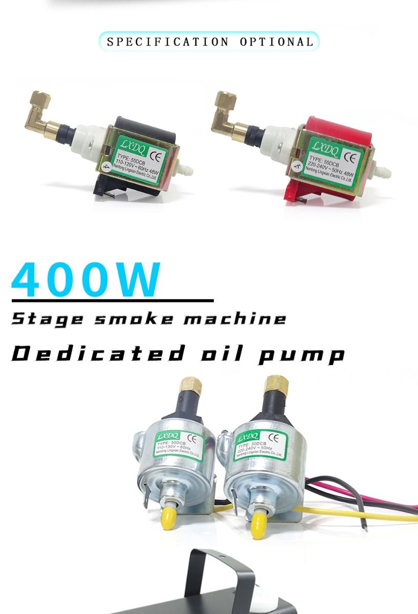 Bomba Eléctrica 55DCB para Máquina de Niebla Control de Aceite Preciso y Operación Silenciosa 110V 220V