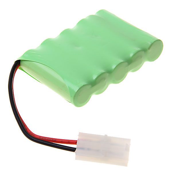Paquete de baterías recargables Ni-MH AA de 6V 1800mAh, batería de alta capacidad y ecológica para juguetes y dispositivos electrónicos.