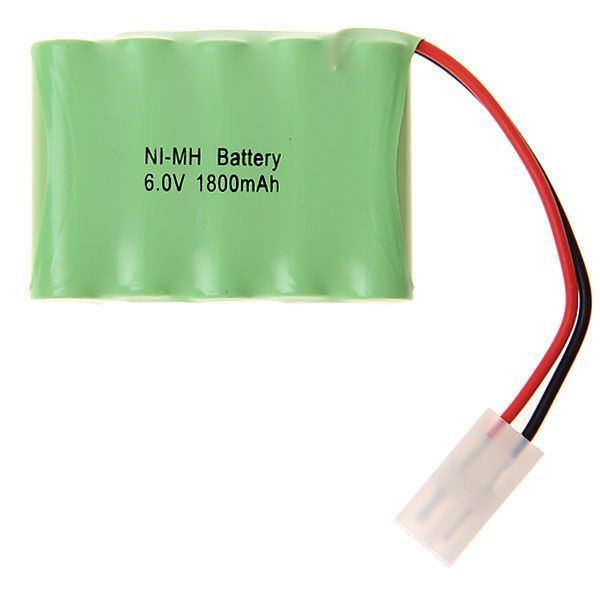 Paquete de baterías recargables Ni-MH AA de 6V 1800mAh, batería de alta capacidad y ecológica para juguetes y dispositivos electrónicos.