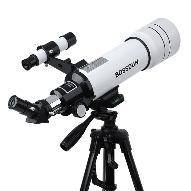 Bossdun telescopio 333X profesional para niños exploración lunar galaxias y ciencia en familia lente 70MM