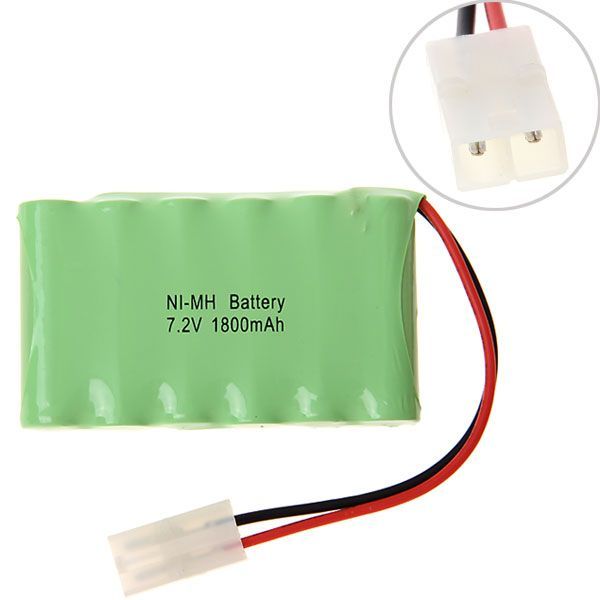 Batería recargable Ni-MH de 7.2 V AA 1800 mAh, de alta capacidad y ecológica, para juguetes de control remoto y equipos de fotografía.