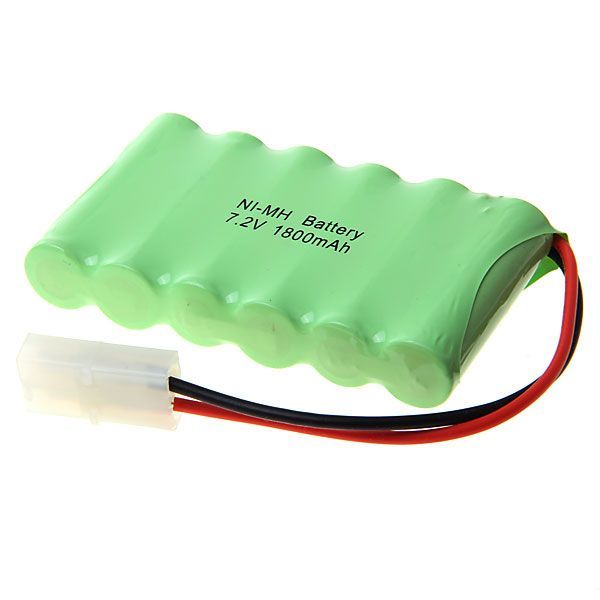 Batería recargable Ni-MH de 7.2 V AA 1800 mAh, de alta capacidad y ecológica, para juguetes de control remoto y equipos de fotografía.