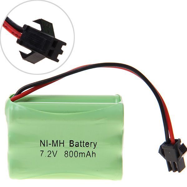 Batería recargable Ni-MH 7.2V AAA 800mAh ecológica para juguetes y dispositivos electrónicos alto rendimiento