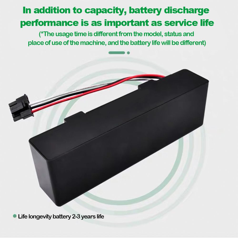 Batería Recargable 14.8V 3200mAh para Xiaomi Mijia STYTJ02YM Robot de Limpieza Alta Capacidad Instalar Fácilmente