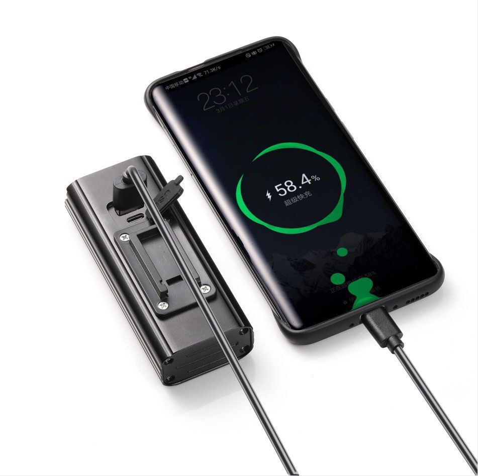 NiteBeam BR08 Luces para bicicleta 10000 lúmenes Recargable por USB Luz brillante para bicicleta para ciclismo urbano y senderos de montaña