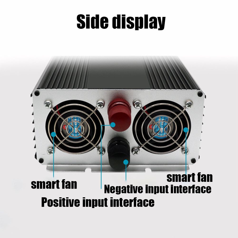 Inversor de onda sinusoidal pura de 3000W a 8000W para RV CC 12V 24V a CA 110V 220V Sistema de energía compacto de alta calidad