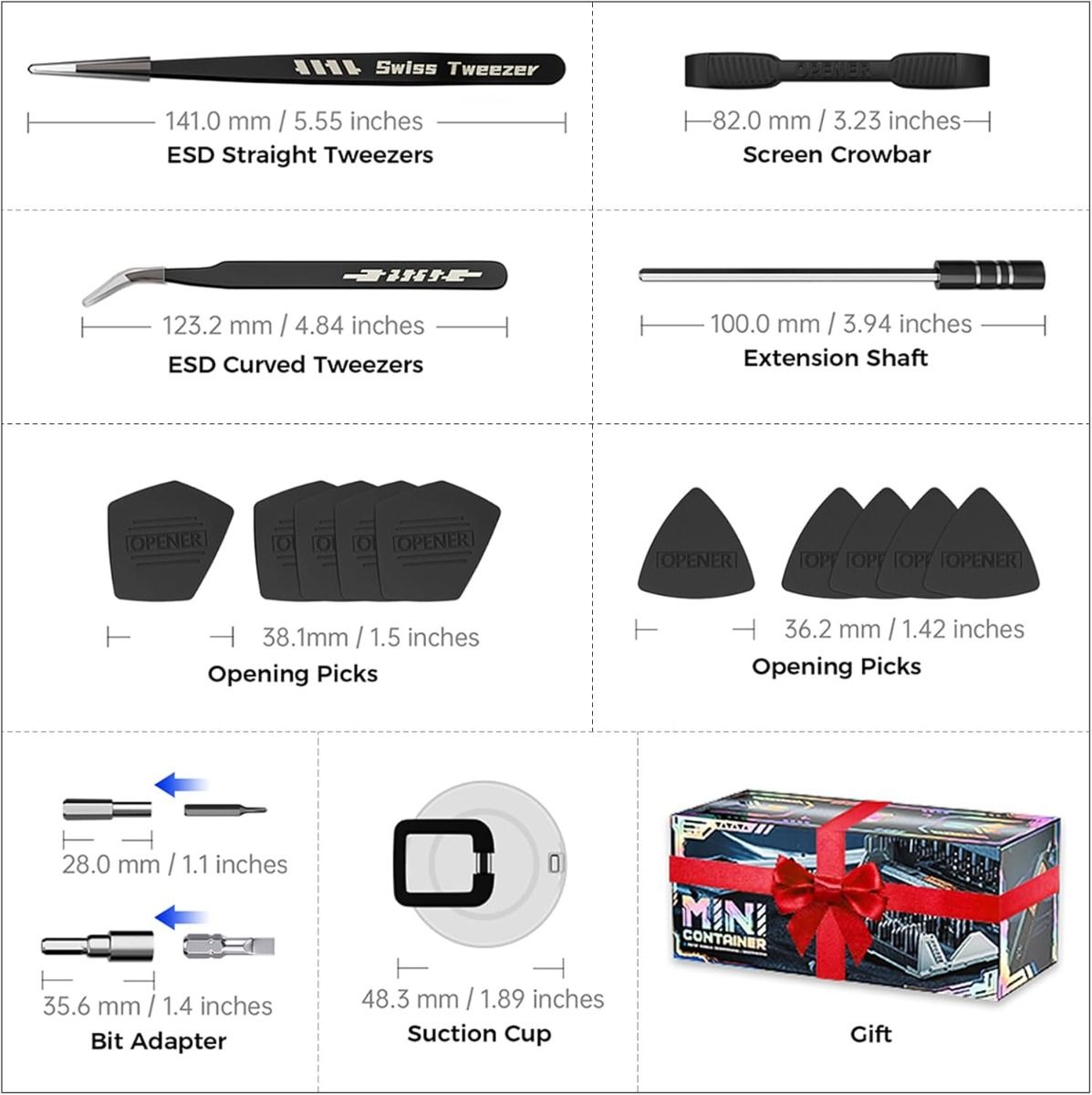 Juego de destornilladores de precisión con 21 tipos de 160 puntas magnéticas, JAKEMY Kit de reparación profesional de destornilladores multibit para portátiles para la mayoría de dispositivos electrónicos, reloj, Xbox, consola, gafas, timbre