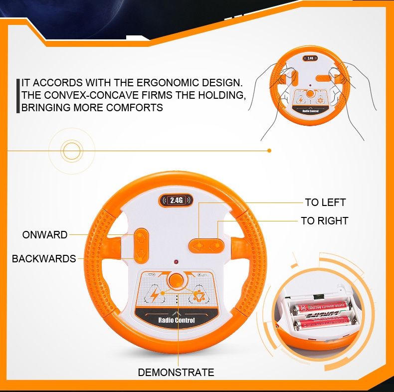 Nuevo RC robot BB-8 Star Wars de 205 cm con rotación 360° y suspensión magnética para diversión de niños