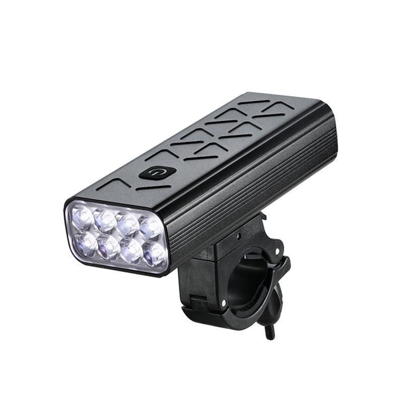 NiteBeam BR08 Luces para bicicleta 10000 lúmenes Recargable por USB Luz brillante para bicicleta para ciclismo urbano y senderos de montaña