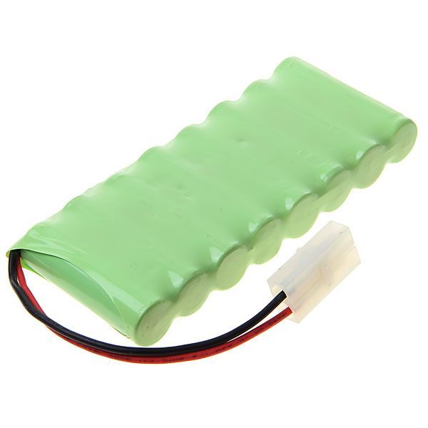 Ecológico paquete de baterías recargables Ni-MH AA 9.6V 1800mAh de larga duración para juguetes y controles remotos