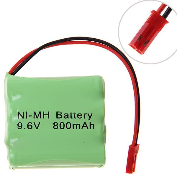 Batería Recargable Ni-MH 9.6V AAA 800mAh Alta Capacidad Ecológica para Gadgets del Hogar y Modelismo