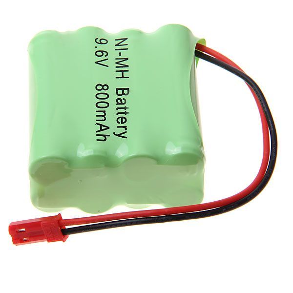 Batería Recargable Ni-MH 9.6V AAA 800mAh Alta Capacidad Ecológica para Gadgets del Hogar y Modelismo