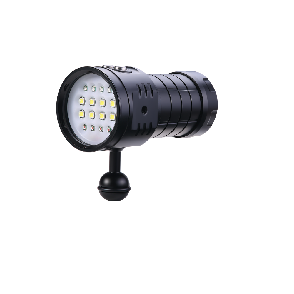 C16 Linterna de Buceo Subacuática Impermeable 100M Linterna LED Perfecta para Aventuras de Buceo Snorkel Fotografía