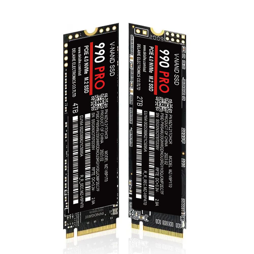 SSD de alta velocidad 990 PRO PCIe 4.0 NVMe 4.0 M.2 2280 1TB 2TB 4TB SSD interno de estado sólido para portátil PC PS4