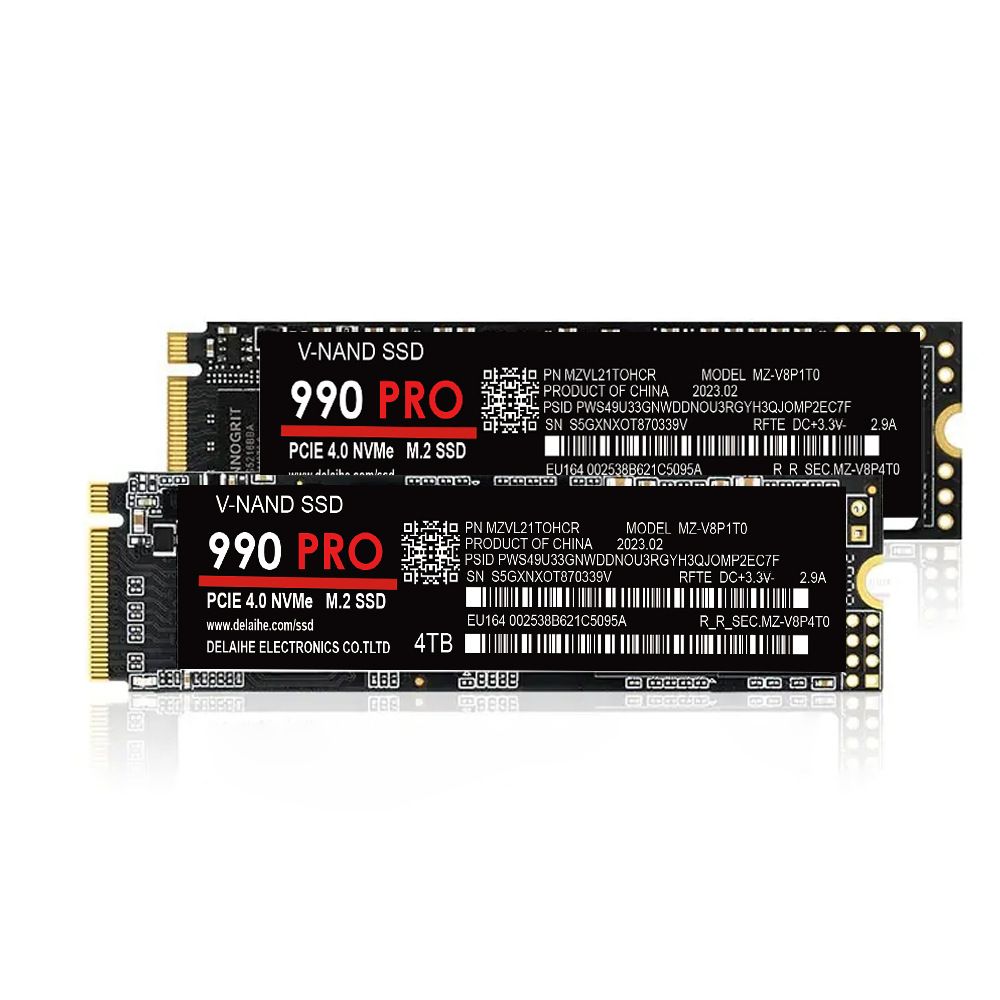 SSD de alta velocidad 990 PRO PCIe 4.0 NVMe 4.0 M.2 2280 1TB 2TB 4TB SSD interno de estado sólido para portátil PC PS4