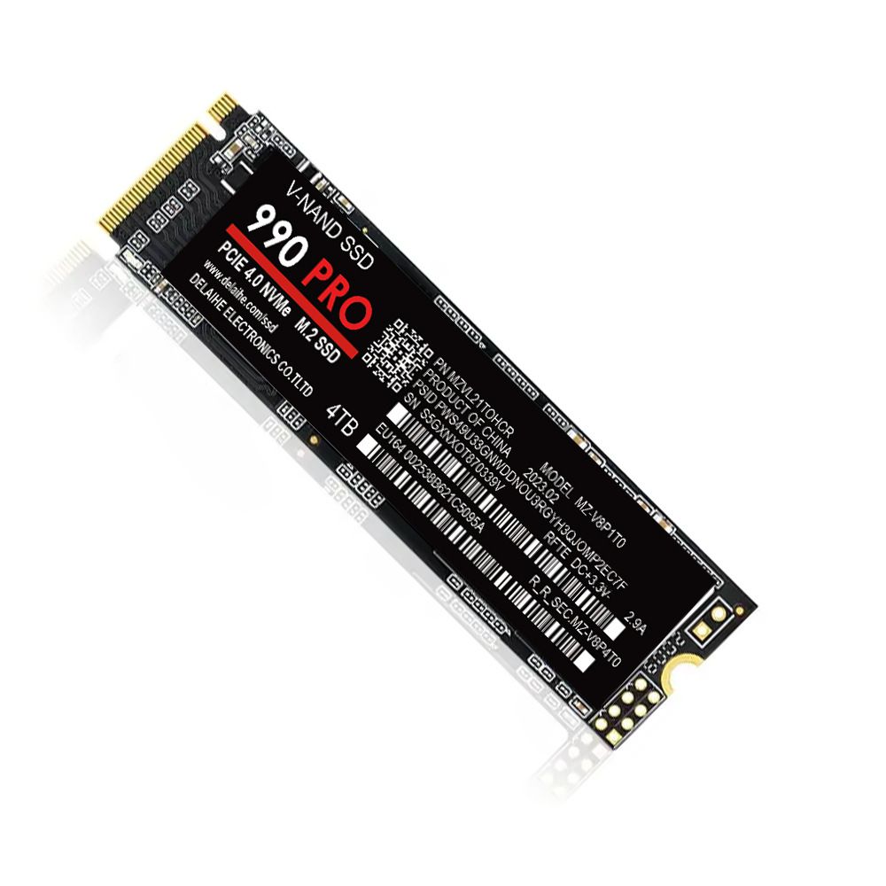 SSD de alta velocidad 990 PRO PCIe 4.0 NVMe 4.0 M.2 2280 1TB 2TB 4TB SSD interno de estado sólido para portátil PC PS4