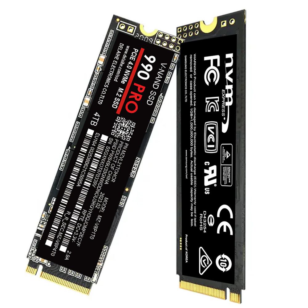 SSD de alta velocidad 990 PRO PCIe 4.0 NVMe 4.0 M.2 2280 1TB 2TB 4TB SSD interno de estado sólido para portátil PC PS4
