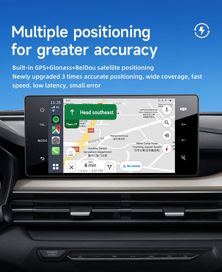 Carlinkit Android 13 TV Box Wireless CarPlay Conectividad sin interrupciones Adaptador de 8 núcleos para entretenimiento en el automóvil