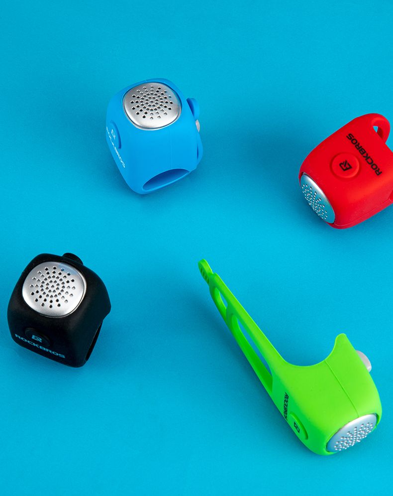 ROCKBROS Timbre Eléctrico para Bicicleta con Bocina de 90 dB, Diseño a Prueba de Lluvia, Accesorio para Manillar de MTB para una Conducción Segura
