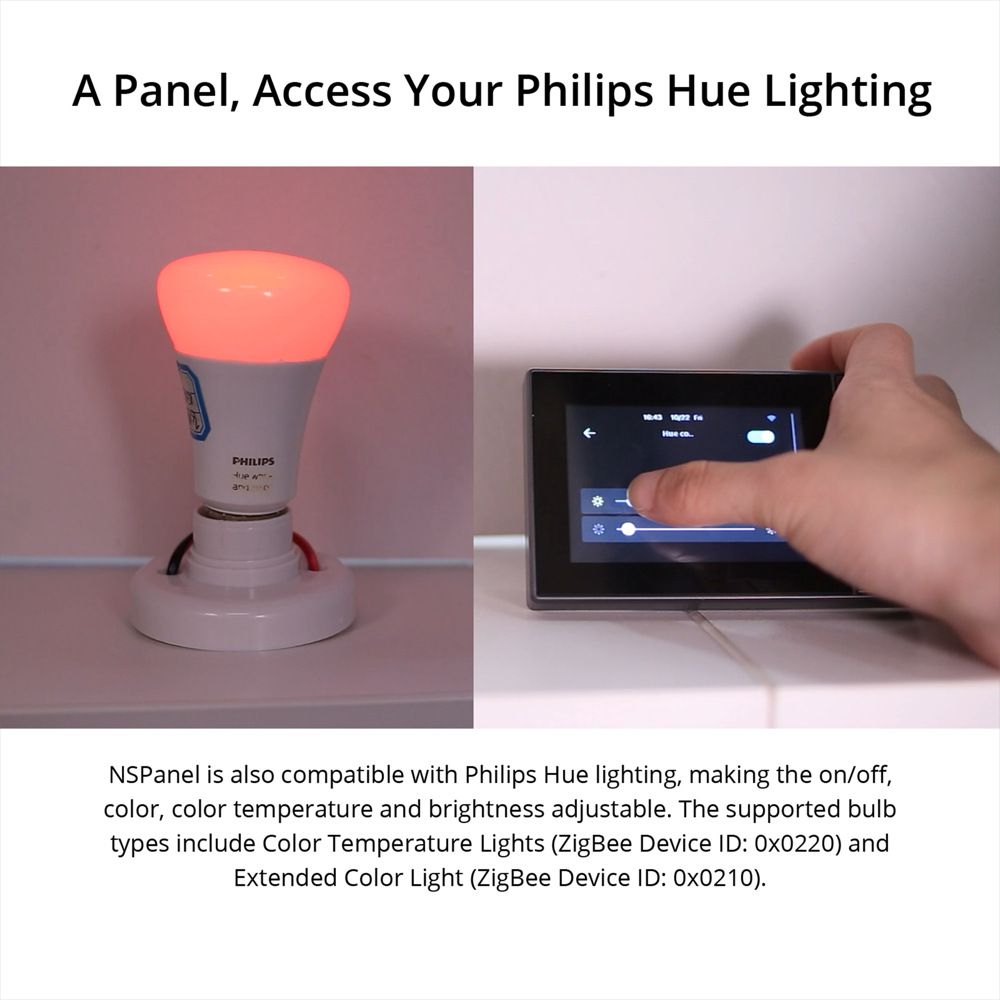 SONOFF NSPanel Interruptor Inteligente de Escena WiFi Control Todo-en-Uno con Pantalla Táctil para Automatización del Hogar Inteligente