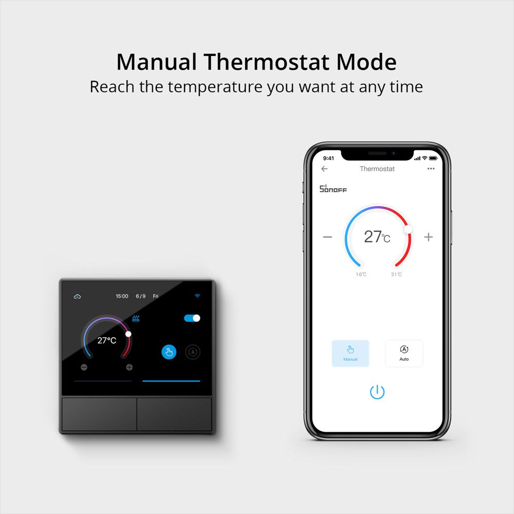 SONOFF NSPanel Interruptor Inteligente de Escena WiFi Control Todo-en-Uno con Pantalla Táctil para Automatización del Hogar Inteligente