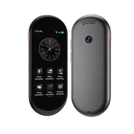 Traductor de Voz A10 con Pantalla HD de 4.1 pulgadas, Compañero de Viaje Multilingüe con Traducción Fluida en Tiempo Real y Sin Conexión