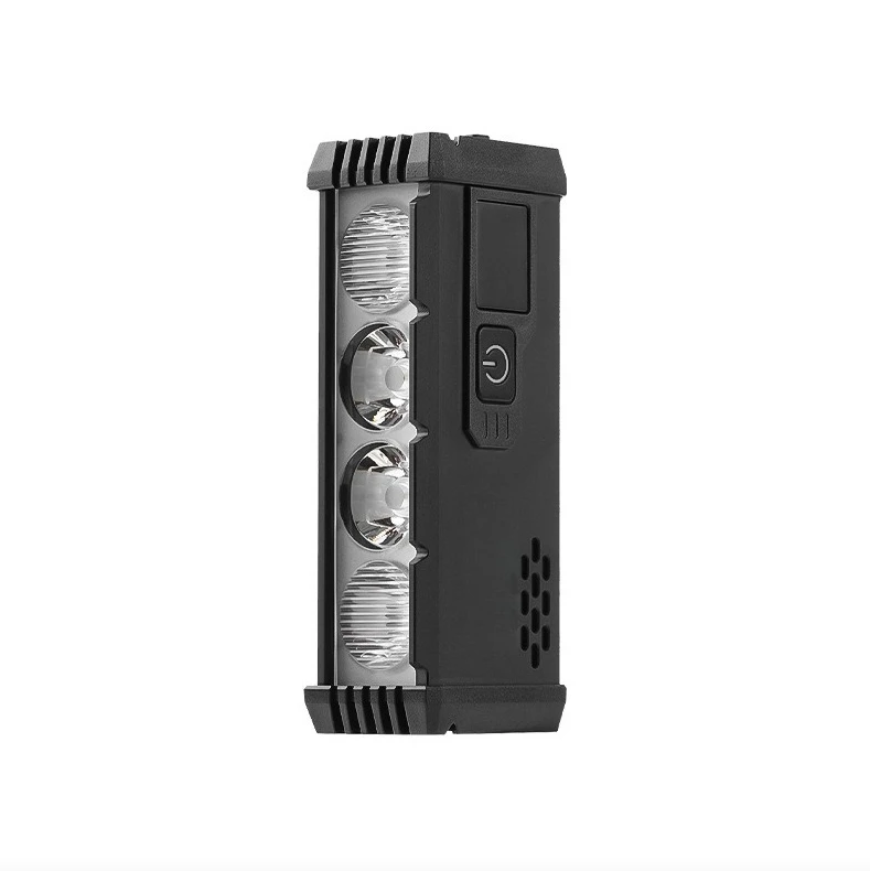 ACRUNU Luz Bicicleta 4000 Lúmenes USB Recargable, Faro LED Ciclismo, Alta Visibilidad y Seguridad, Tipo-C.